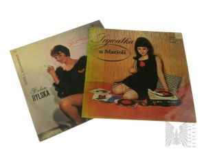 PRL - Ensemble de deux plaques de vinyle : Barbara Rylska - Sex Appeal (Polskie Nagrania Muza - XL 0248, 1965) ; Prywatka U Marioli (Polskie Nagrania Muza - XL 0418, 1967).
