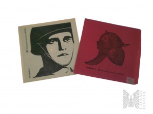 PRL - Zwei Postkarten Dźwiękowe Wydawnictwo MON - 