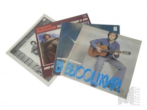 Set di dischi in vinile Vladimir Vysotsky, 4 pezzi