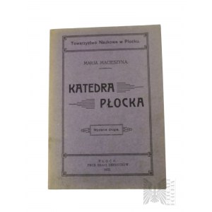 Kniha Márie Macieszyn Plockská katedrála, Vedecká spoločnosť v Plocku, 1922.