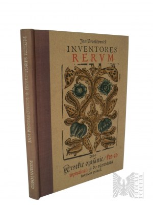 Wrocław, 1973r. - Książka Jan Protasowicz “Inventores Rerum”, Wyd. Ksawery Świerkowski, Zakład Narodowy Im. Ossolińskich-Wydawnictwo