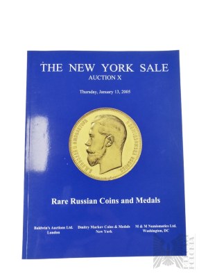Książka Katalog “Rare Russian Coins and Medals