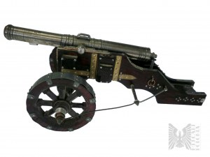 Three Small Decorative Replica Gunpowder Cannons.