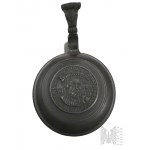 Kufel Ceramiczny z Pokrywką, Sentencja “Des Lebens Sonnenschein / Ist Trinken, Lieben, Fröhlich Sein”