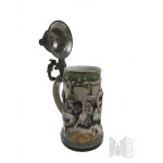 Niemcy - Kufel Ceramiczny z Pokrywką Klapperstorch's Musterlager