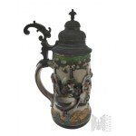 Niemcy - Kufel Ceramiczny z Pokrywką Klapperstorch's Musterlager