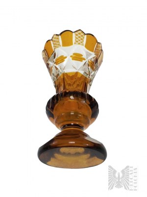 19th century, ca. 1840-1850. - Crystal Cup of Tinted Glass - Bohemia(?), Late Biedermeier