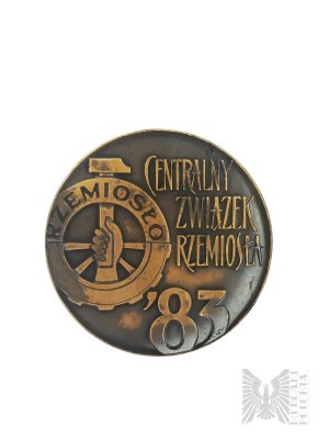 Communist Party, 1983. - Medal of 50 Years of Crafts Self-Government / Central Association of Crafts '83