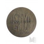 PRL, Warszawa 1974 r.- Medal Jan Kiliński - Projekt Józef Markiewicz-Nieszcz
