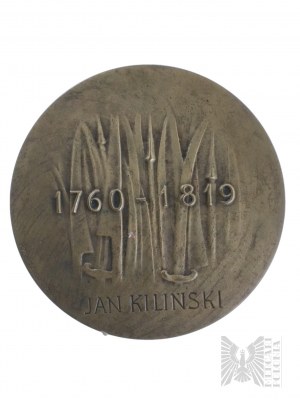 Volksrepublik Polen, Warschau 1974 - Jan Kiliński-Medaille - Entwurf von Józef Markiewicz-Nieszcz