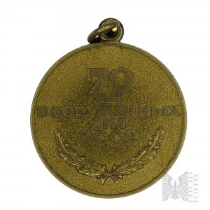 ZSRR, 1988 r. - Medal Okolicznościowy „70 lat Sił Zbrojnych ZSRR 1918-1988” (