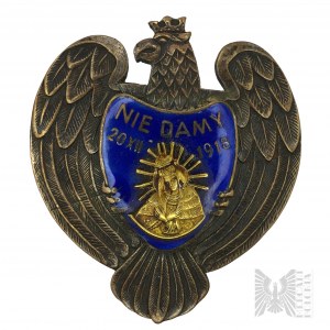 Badge of the 85th Vilnius Rifle Regiment, Cap Lech Brzozowski, Warsaw - Copy