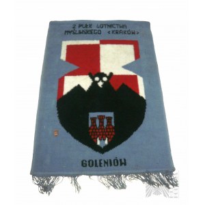 PRL - Wall Carpet on Plank 2nd Fighter Aviation Regiment Krakow Goleniow