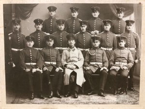 Cesarstwo Niemieckie, Berlin-Spandau, 1912 r. - Zdjęcie Ku Pamięci Naszego Szkolenia W 6. Baterii Pieszej Gwarii Regiment Artylerii, 3. Korpus Rekrutacyjny - Fotograf Fritz Seidel, Breite Stasse 32