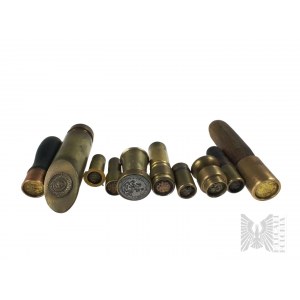 Set of Matrices (?) for Making Military Style Buttons, 10 pieces