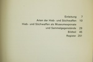 Rezné a bodné zbrane / Hieb- und stichwaffen - Eduard Wagner, 1978, 2. vyd.