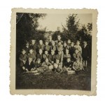 Zestaw 4 fotografii - kolonie harcerskie 1946/47r.