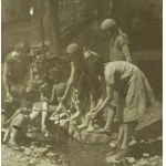 Zestaw 3 zdjęć HARCERKI II RP, Brenna - wycieczka, 1928-1929, [AW]