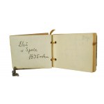 Jubileuszowy Zlot ZHP w Spale 1935r. , mini album z wpisami uczestników, wpisy dla H.B. [Hala B.], [B]