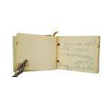 Jubileuszowy Zlot ZHP w Spale 1935r. , mini album z wpisami uczestników, wpisy dla H.B. [Hala B.], [B]