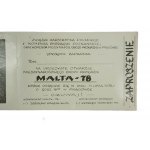 Zaproszenie na uroczyste otwarcie Międzynarodowego Obozu Przyjaźni MALTA-78 w Prądówce 11 lipca 1978r., [3]