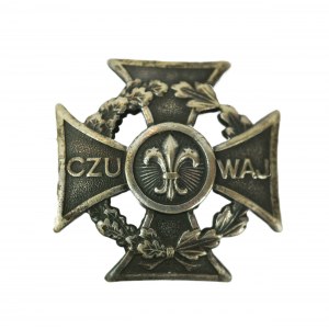 Krzyż harcerski żeński 1946/47 po harcerce Teresie Pomian Sękowskiej, seria XXIV numer 39