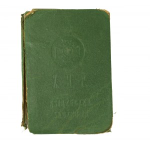 Książeczka służbowa ZHP , 1934 rok, Lwów D.H. im. T. Kościuszki WYDALONY w 1937r. za szerzenie idei komunistycznych, [W]