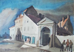 Wladyslaw Skoczylas (1883-1934), MOTIVE FROM SANDOMIERZ, circa 1930.