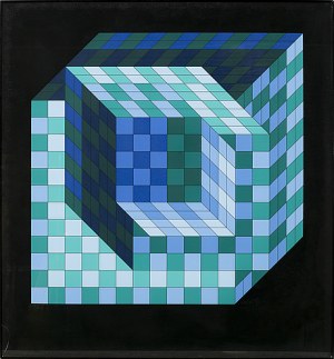 Victor Vasarely, Serigrafia, oryginał