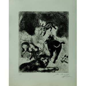 Marc Chagall, Les grenouilles qui demandent un roi, Ur La Fontaines fabler, oryginał