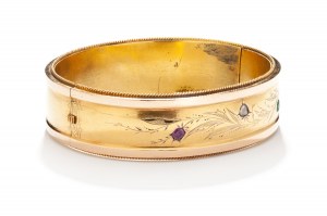 Gold bracelet 2nd half of 19th century, Vienna