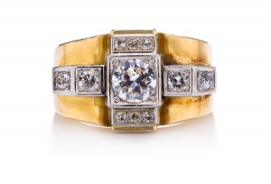 Diamond ring 1940s.