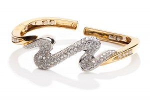 Diamond bracelet XX/XXI century.