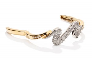 Bracelet en diamant 20e/20e siècle.
