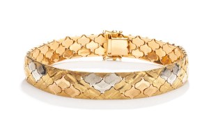 Bracelet en or 2e moitié du 20e siècle, Italie