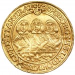 Slezsko - knížectví legnicko-brzesko-wołowskie - Jerzy, Ludwik a Chrystian - Dukát 1660, Brzeg (Tři bratři)