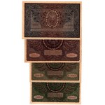 1/2 do 5.000 marek polskich 1919 r - zestaw 10 sztuk banknotów