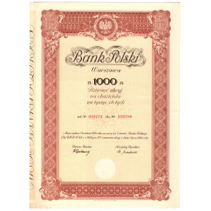 Bank Polski S.A. - 1.000 złotych 1934