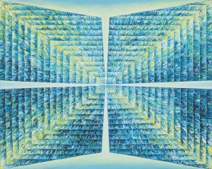 Magdalena Barczyk-Kurus, Światło kwadratu z cyklu Geometria światła, 2024