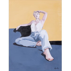 Ewa Krzywińska, Immergée dans le soleil, 2024