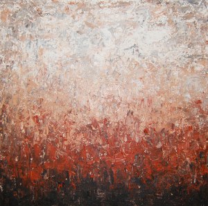 Iwona Gabryś, Composition en brun et beige n° 153, 2024