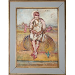Wlastimil HOFMAN (1881-1970), Raj utracony | Szkic kobiety (praca dwustronna)