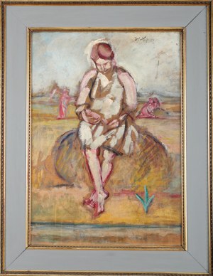 Wlastimil HOFMAN (1881-1970), 'Paradise Lost | Sketch of a Woman' (œuvre recto-verso)