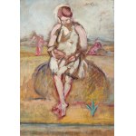 Wlastimil HOFMAN (1881-1970), Raj utracony | Szkic kobiety (praca dwustronna)