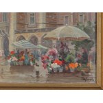 Władysław SERAFIN (1905-1988), Na Rynku Głównym w Krakowie
