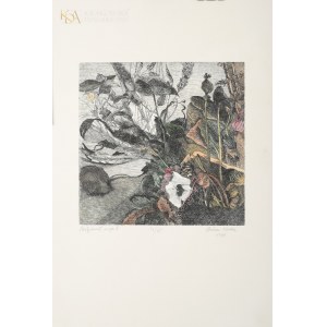 Bożena KORSKA (ur. 1942), Biały kwiat (1981)