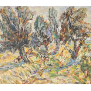 Henryk WÓJCIK (1920-2009), Na spacerze (1982)