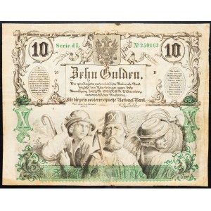 Franz Joseph I., 10 Gulden 1863