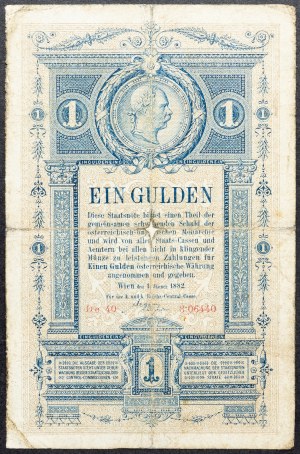 François-Joseph Ier, 1 Gulden 1882