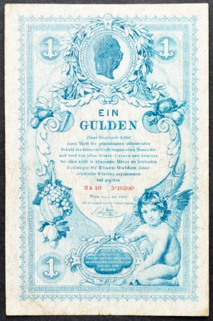 Franciszek Józef I, 1 Gulden 1888